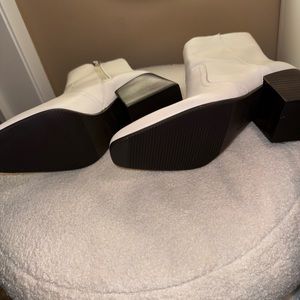 White Blondo Booties Shoes